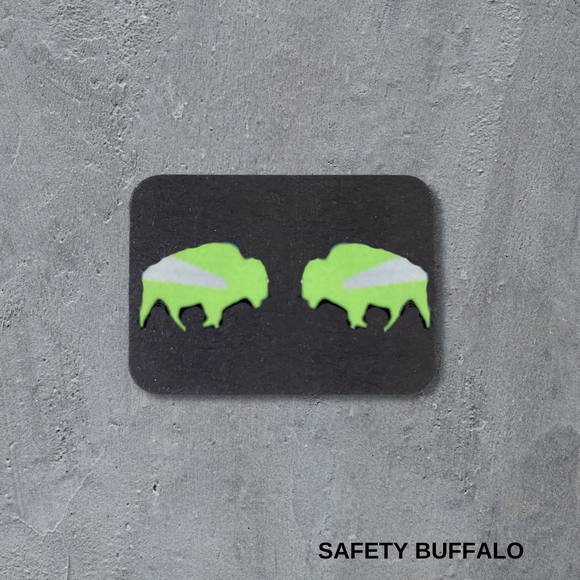 Stud Earrings - Safety Buffalo