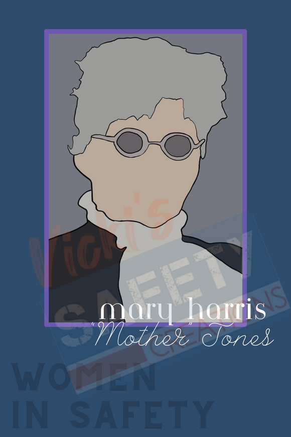 80 Piece Puzzle - Women in Safety - Mary Harris Mother Jones