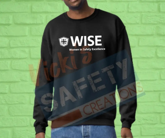 Adult Dry Blend 50/50 Fleece Dark Crew - WISE (Asst. Colors) Small / Black Sweatshirt