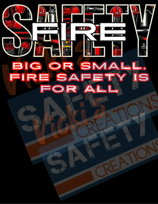 Fire Safety (Adult Youth Toddler Infant Sizes) Adult Clothing
