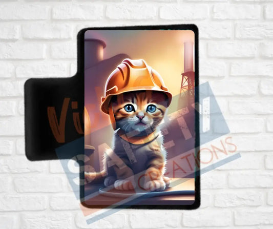 Hair Claw Clips-Kittens (asst. health & safety designs) Hard hat Kitten / 2’’-Small Hair Accessories