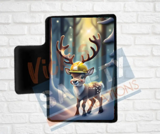 Hair Claw Clips-Reindeer (asst. health & safety designs) Hard hat Reindeer / 2’’-Small Hair Accessories