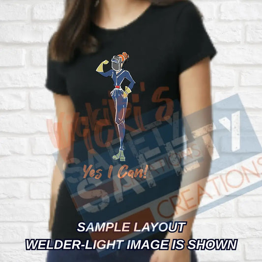 Ladies Cotton T-Shirt-Yes I Can Collection (Asst. Colors & Designs) Adult Clothing