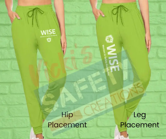 Women’s Jogger Pant (Asst Colors)-WISE Lime / Small / Hip Placement Adult Clothing