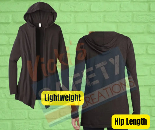 Women’s Tri Hooded Cardigan-WISE Hoodie