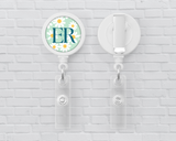 Basic Badge Reels - Daisies (asst. medical titles)