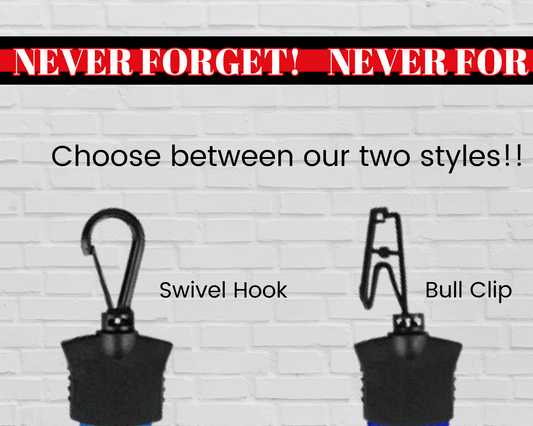 FULL COLOR LANYARD - NEVER FORGET (Police, Firefighters, etc)