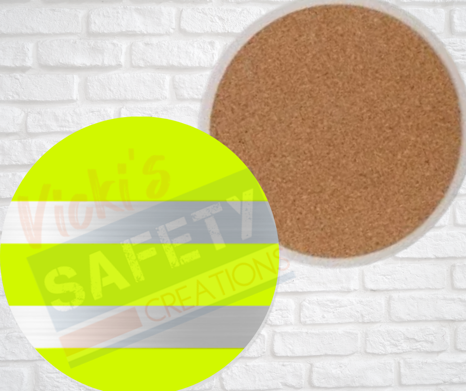 Ceramic Coasters - Hi-Vis Stripes