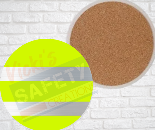 Ceramic Coasters - Hi-Vis Stripes
