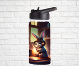 12oz. Stainless Steel Water Bottle-Bunny (asst. Health & Safety Designs)