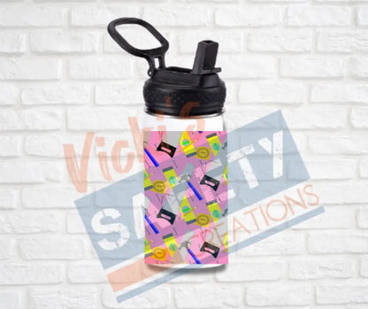 12oz. Stainless Steel Water Bottle-Construction Tools (asst. colors) Purple Water Bottles
