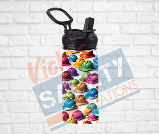 12oz. Stainless Steel Water Bottle-Hard Hats Water Bottles