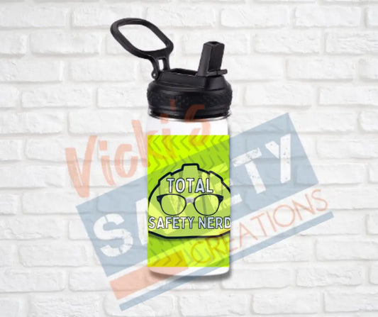 12oz. Stainless Steel Water Bottle-Total Safety Nerd Water Bottles