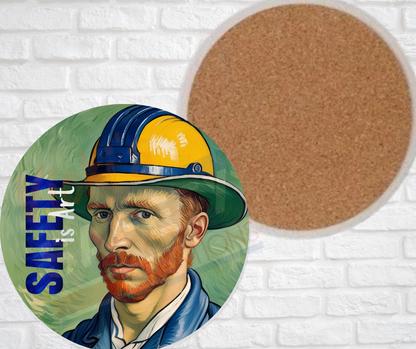 Ceramic Coasters - Safety is Art