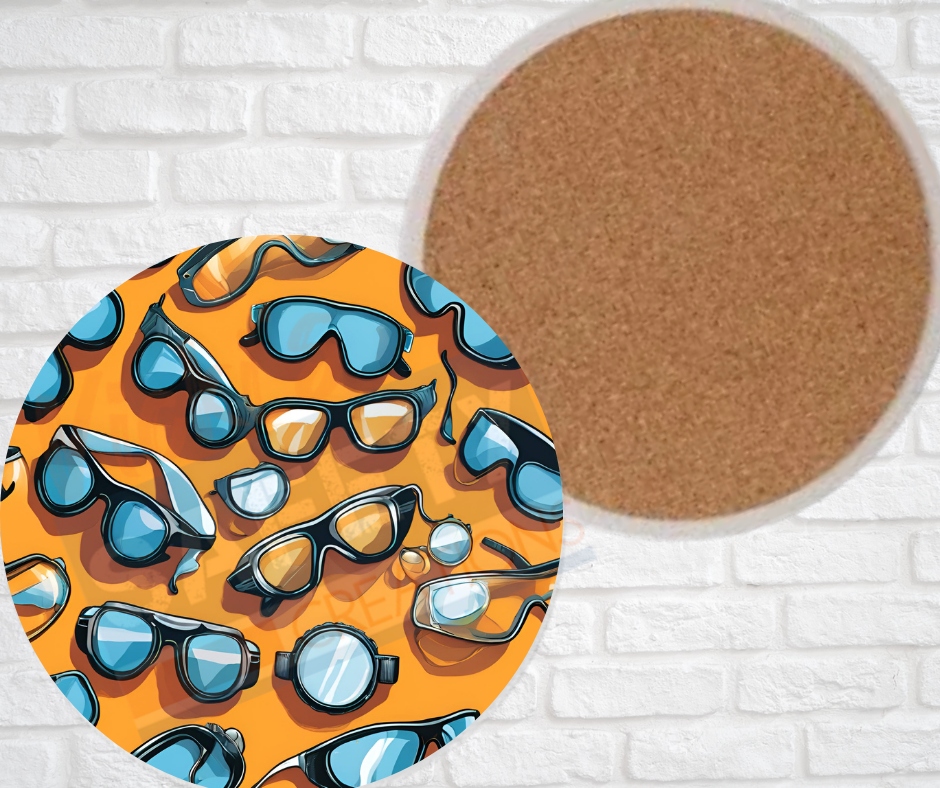 Ceramic Coasters - Safety Glasses