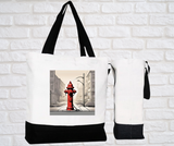 Large Basic Tote-Vintage Fire Hydrant