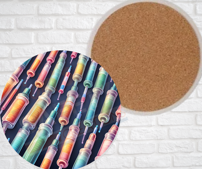 Ceramic Coasters - Syringes