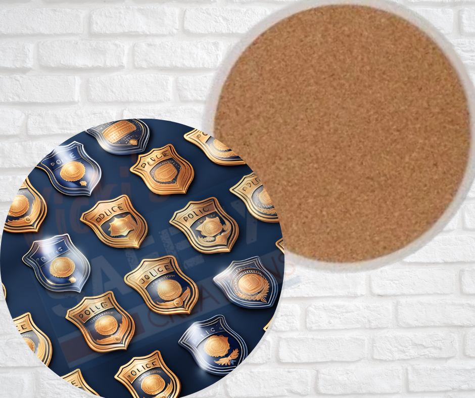 Ceramic Coasters - Police Badge