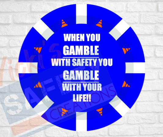 Vinyl Stickers-Gamble With Life (Multi-pack)