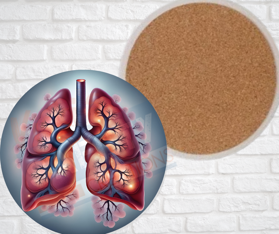Ceramic Coasters - Lungs