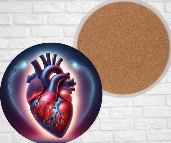 Ceramic Coasters - Human Heart
