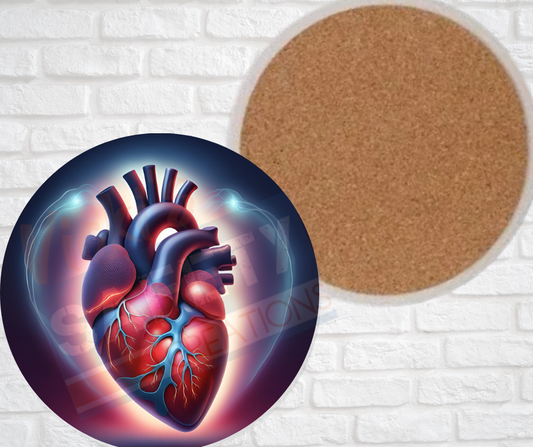 Ceramic Coasters - Human Heart