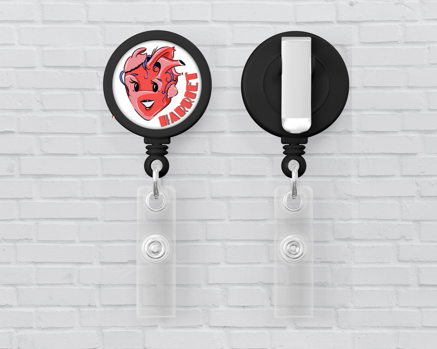 Basic Badge Reels - Harriet the Heart