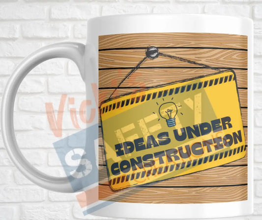 15oz. Ceramic Mug - Ideas Under Construction Drinkware & Accessories