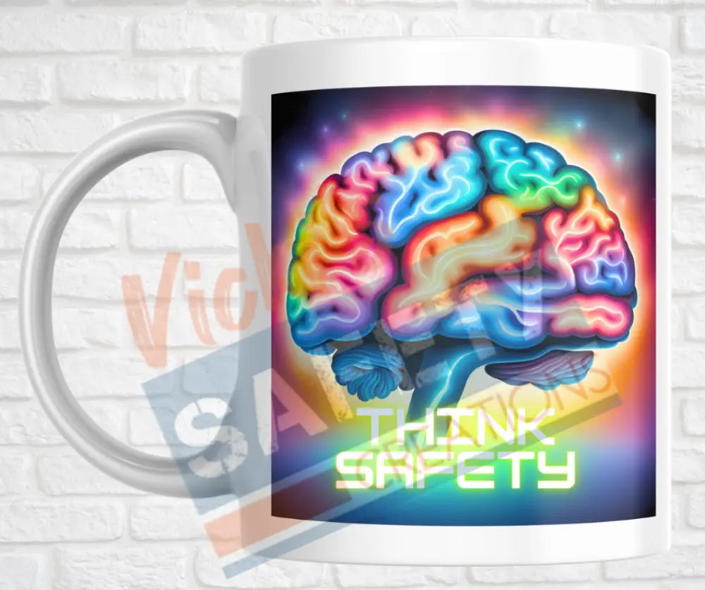 15oz. Ceramic Mug - Think Safety Drinkware & Accessories