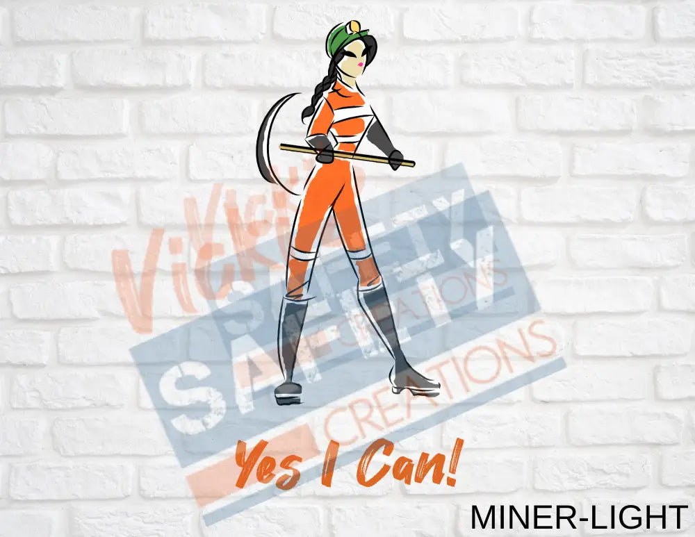 15oz. Ceramic Mug-Yes I Can Collection (Asst. Designs) Miner-Light Drinkware & Accessories