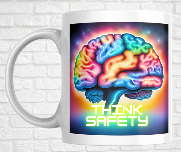 15oz. Ceramic Mug - Think Safety