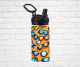 12oz. Stainless Steel Water Bottle-Safety Glasses