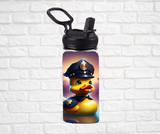 12oz. Stainless Steel Water Bottle-Rubber Duck (asst. Health & Safety Designs)