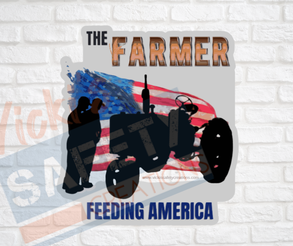 Vinyl Stickers-Farmers Feeding America (Multi-pack)