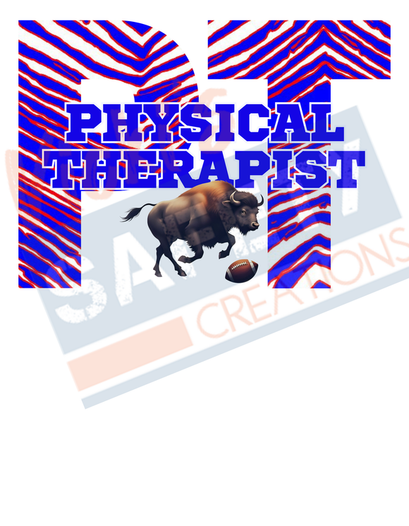 PT-Physical Therapist-Buffalo Stripes (ASST. SHIRT STYLES)