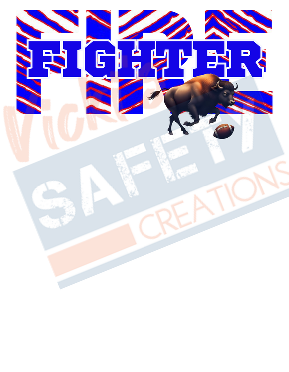FIRE Fighter-Buffalo Stripes (ASST. SHIRT STYLES)