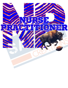 NP-Nurse Practitioner-Buffalo Stripes (ASST. SHIRT STYLES)