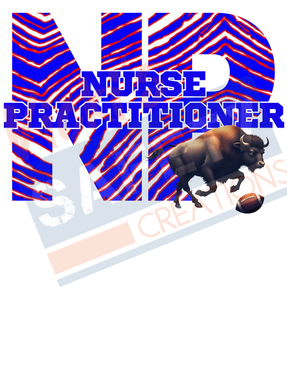 NP-Nurse Practitioner-Buffalo Stripes (ASST. SHIRT STYLES)