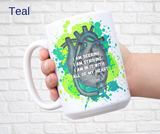 15oz. Ceramic Mug - LVAD Heart (Asst. Colors)