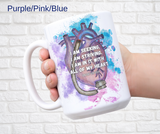 15oz. Ceramic Mug - LVAD Heart (Asst. Colors)