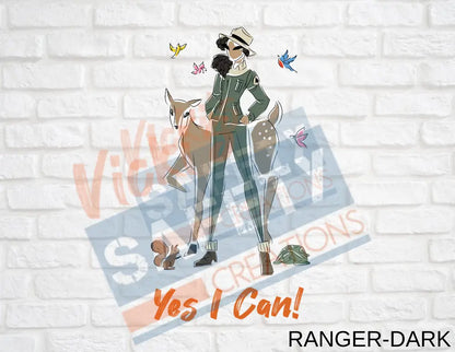 20OZ. STAINLESS STEEL TUMBLER WITH STRAW -Yes I Can Collection Ranger-Dark Drinkware & Accessories