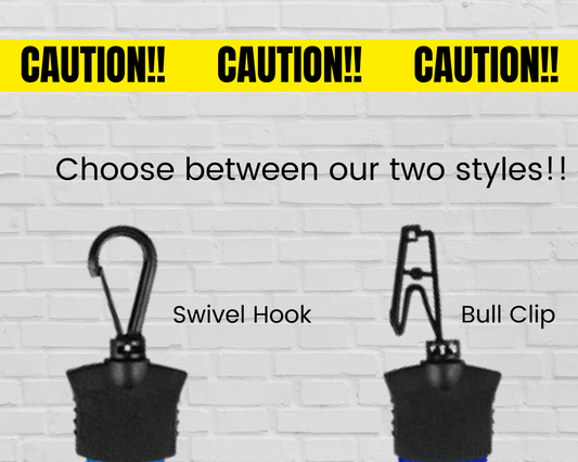 FULL COLOR LANYARD - CAUTION TAPE