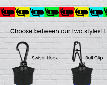 FULL COLOR LANYARD -POP ART FIRE EXTINGUISHERS