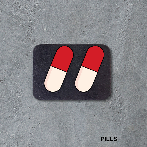 Stud Earrings - Pills