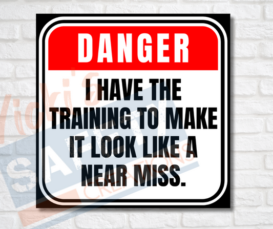 Vinyl Stickers-near miss (Multi-pack)