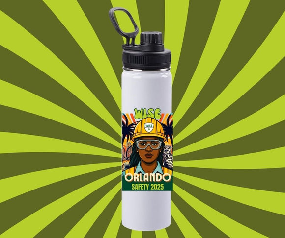 24oz. Insulated Water Bottle, SAFETY 2025