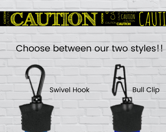 FULL COLOR LANYARD - CAUTION WORD ART