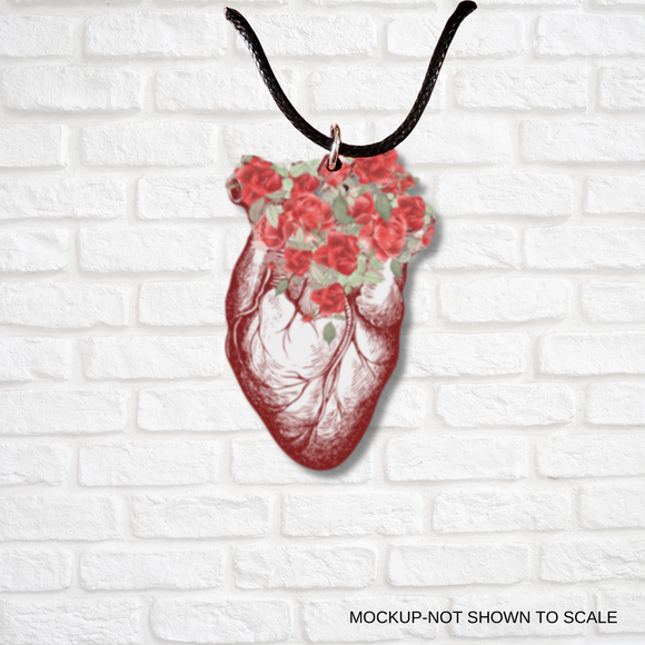 Heart of Roses Necklace