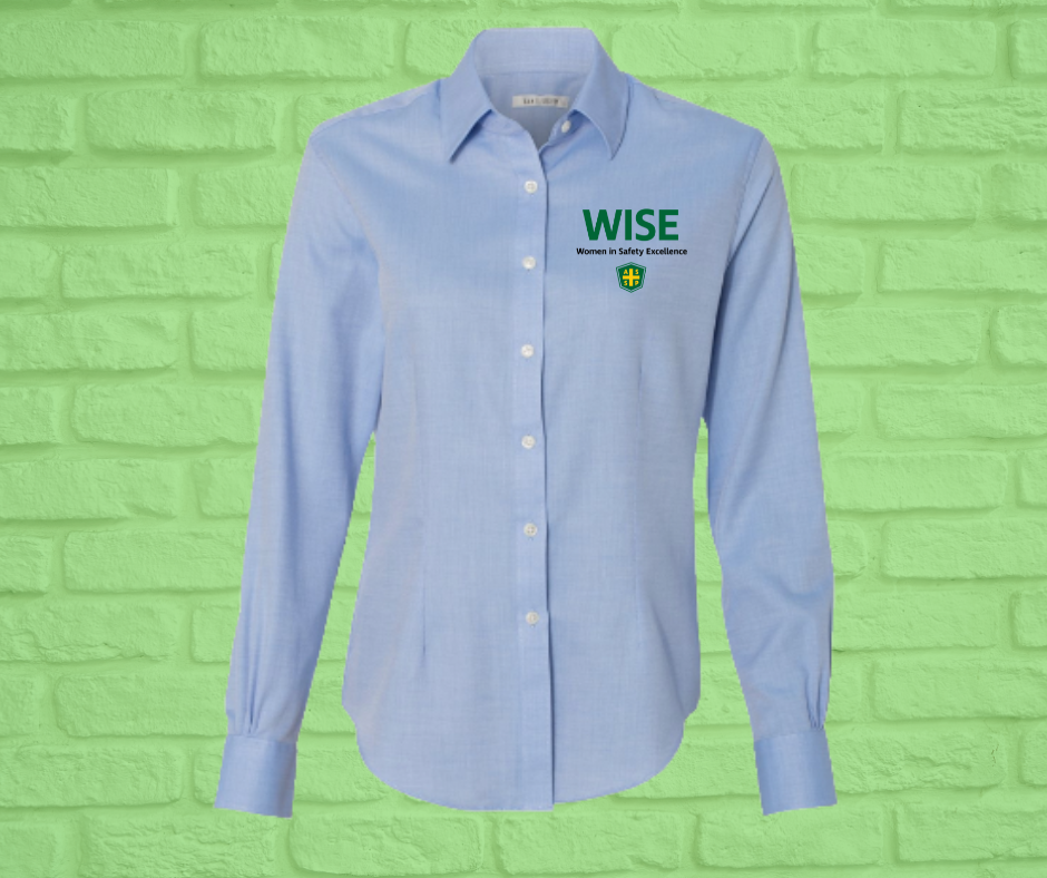 Ladies Tori Long Sleeve Twill-WISE **CLOSEOUT**