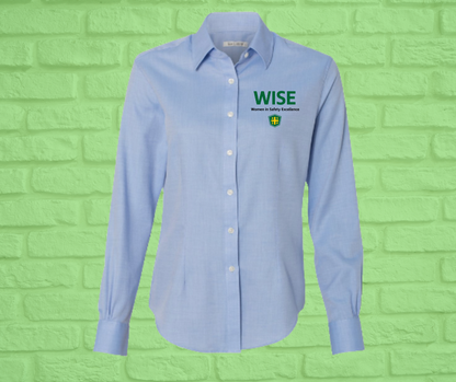 Ladies Tori Long Sleeve Twill-WISE **CLOSEOUT**